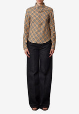 Burberry Vintage Check Long-Sleeved Shirt Beige 8098252_B9368_OneColor_29848478