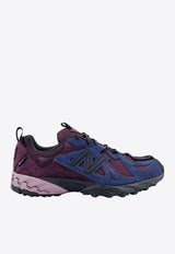 New Balance ML610XK Suede and Mesh Low-Top Sneakers Purple ML610XK_BLACK_Black_29850742
