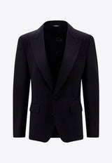 Dolce & Gabbana Single-Breasted Tuxedo Blazer Black G2PQ4TGG150_N0000_Black_29847822