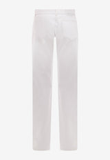 Maison Margiela Logo Patch Straight-Leg Jeans White S50LA0216S30857_961_Grey_29846828