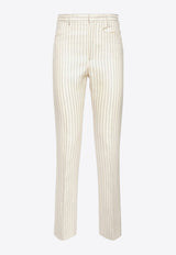 Tom Ford Striped Straight-Leg Pants White PAW558FAX1158_XECBL_White_29847809