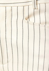 Tom Ford Striped Straight-Leg Pants White PAW558FAX1158_XECBL_White_29847809