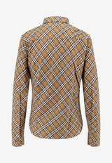 Burberry Vintage Check Long-Sleeved Shirt Green 8098251_C1477_OneColor_29846060
