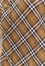 Burberry Vintage Check Long-Sleeved Shirt Green 8098251_C1477_OneColor_29846060