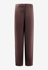 Giorgio Armani Silk Tailored Pants Brown 3WHPP0WUT02AT_U616_Brown_29845836