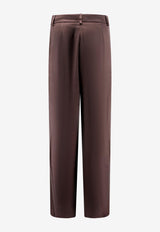 Giorgio Armani Silk Tailored Pants Brown 3WHPP0WUT02AT_U616_Brown_29845836