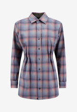 Maison Margiela Plaid Check Long-Sleeved Shirt Multicolor S67FP0028S78039_001F_Pink_29847540
