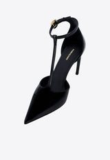 Ferragamo Odette 85 Patent Leather T-strap Pumps Black 01H549769281_NERO_Black_29840693