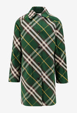 Burberry Reversible Checked Raincoat Green 8080655_B8636_Green_29846067