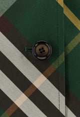 Burberry Reversible Checked Raincoat Green 8080655_B8636_Green_29846067