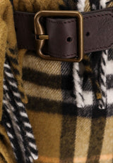 Burberry Wool Checked Mini Skirt Green 8099716_C1422_Green_29847432