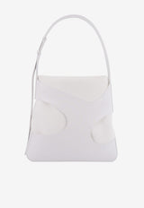 Ferragamo Cut-Out Leather Shoulder Bag White 241241762324_009_White_29845856