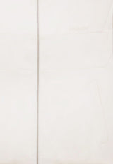 Saint Laurent Satin Jacket with Logo-Embroidery 779952Y3G36_9601_Cream_30632706