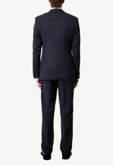 Giorgio Armani Single-Breasted Tuxedo Suit Blue 2CGAS01MT00FM_UBUV_Blue_29846357