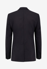 Dolce & Gabbana Single-Breasted Wool Jacket Black G2NW0ZFU28E_N0000_Black_29845809