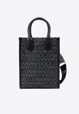 Dolce & Gabbana Small Logo Jacquard Top Handle Bag Black BM2123AJ705_8B969_Blue_29844421