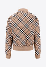 Burberry Vintage Check Zip-Up Bomber Jacket Beige 8092963_C1202_Beige_29844929
