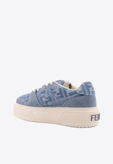 Fendi Match FF Jacquard Flatform Sneakers Light Blue 8E8572ASAY_F1RUM_Blue_29849627