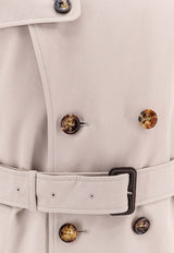 Burberry Double-Breasted Trench Coat Dove 8101309_C1761_Grey_29844801