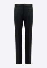 Tom Ford Straight-Leg Wool Blend Pants Black PECRT1WES01_LB999_Black_29841815