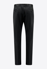Tom Ford Straight-Leg Wool Blend Pants Black PECRT1WES01_LB999_Black_29841815