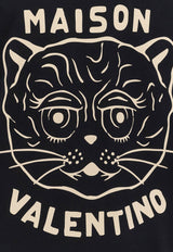 Valentino Chat De La Maison Printed T-shirt Black 7V3MG16PB329RA_Black_29845501