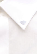 Valentino Rockstud Untitled Studs Buttoned Shirt White 4V3AB29C4WW_0BO_White_29846276