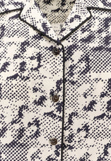 Tory Burch T Monogram Print Short-Sleeved Shirt 167742_113_Black_29848914