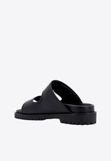 Off-White Arrow-Buckles Leather Sandals Black OMIH008S24LEA001_1072_Black_29847187