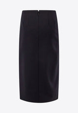 Valentino High-Slit Midi Skirt Black 5B0RAC4488J_0NO_Black_29846259