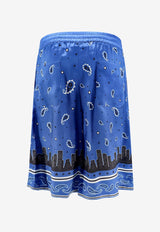 Off-White Bandana Print Bermuda Shorts Blue OMCB092S24FAB001_4600_Blue_29843151