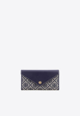Tory Burch T Monogram Jacquard Envelope Wallet 165023405_Tory navy_29847550