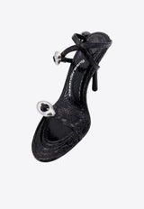 Alexander Wang Dome 105 Strappy Leather Sandals Black 30124S005_001_Black_29845692