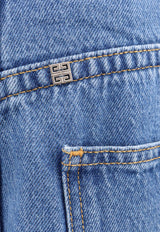 Givenchy 4G Logo Wide-Leg Jeans Blue BW514A5Z1F_402_Blue_29843297