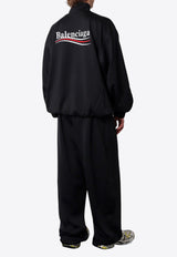 Balenciaga Political Campaign Windbreaker Jacket Black 818502TRVE2_1089_Black_29843606