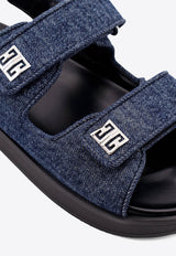Givenchy 4G Logo Denim Sandals Blue BE3087E2BP_401_Blue_29842828