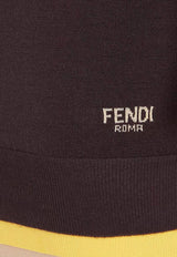 Fendi Multi-Layer Mini Knit Dress Purple FZDC36ASJG_F0AU3_Purple_29850547