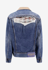 Maison Margiela Destroyed-Effect Denim Jacket Blue S67AM0061STZ092_962_Blue_29843897