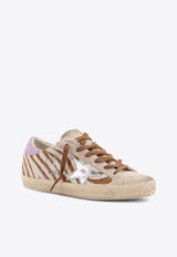 Golden Goose DB Super-Star Pony Skin Print Sneakers Brown GWF00101F00750782997_Brown_29857092