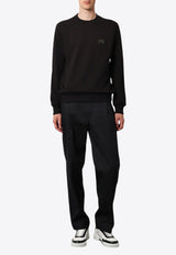 Dolce & Gabbana Logo Plaque Sweater Black G9ABJTG7F2GN0000_Nera_29844927