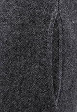 Saint Laurent Signature Cashmere Leggings Gray 765442YALL2_1500_Grey_29852367