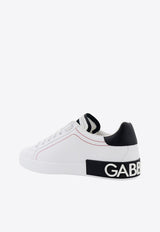 Dolce & Gabbana Portofino Leather Low-Top Sneakers White CS2216AH526_89697_White_29844083