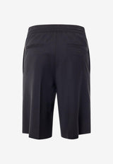 Givenchy Essential Wool Bermuda Shorts Black BM51GY1558_001_Black_29845852