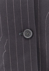 Off-White Striped Single-Breasted Blazer Gray OWEF123S24FAB003_0707_Grey_29848298