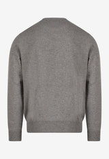 Polo Ralph Lauren Logo-Embroidered Crewneck Sweater 710876714_007_Grey_29848471