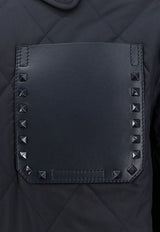 Valentino Zip-Up Padded Jacket Blue 4V3CLH37A0L_598_Blue_29844295