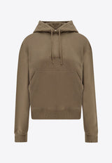 Saint Laurent Logo Embroidered Drawstring Hoodie Green 823602Y36SW_1301_Green_29850566