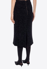Balenciaga Tweed Knitted Midi Skirt Black 793601T3328_1000_Black_29848610