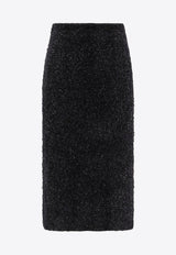 Balenciaga Tweed Knitted Midi Skirt Black 793601T3328_1000_Black_29848610