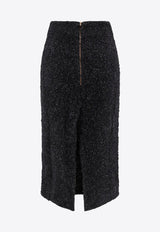 Balenciaga Tweed Knitted Midi Skirt Black 793601T3328_1000_Black_29848610
